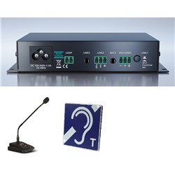 AUDIOropa Digital Loop Amplifier Pro Loop NX3 with SignLoop and Table Mic EH1207